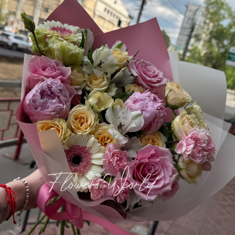 Букет «Нежный чувства к любимой»