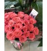 Букет розовых роз «Розовые розы( 25 штук)»