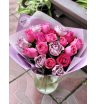 Букет из розовых роз «Нежные чувства»