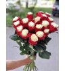 Монобукет из роз «Цветочный вальс» 1