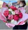 Монобукет «Ароматный микс из пионов» 2