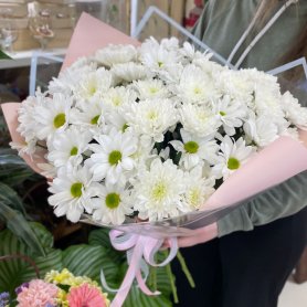 Монобукет «Белый и пушистый» от интернет-магазина «Flowers World» в Чите