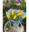 Букет с тюльпанами «Солнечный весенний» 1