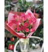 Букет «Из красных пионовидных тюльпанов»