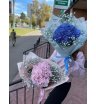 Монобукет «Из розовой облачной гортензии» 1