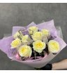 Букет «Из сливочных роз» 1