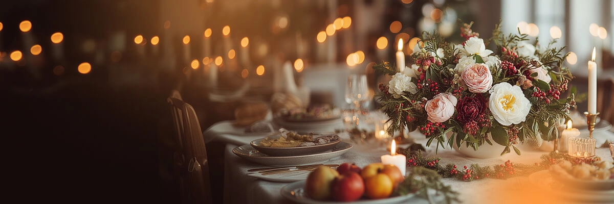 Зимние букеты и композиции